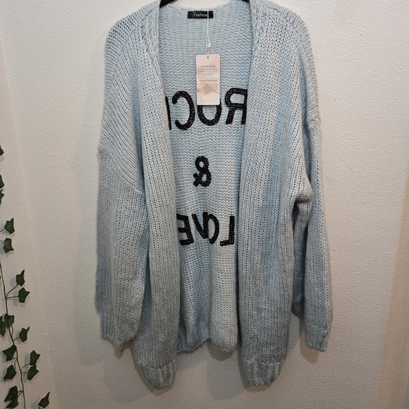 NWT Rock & Love Cardigan Blue XL - Picture 2 of 12